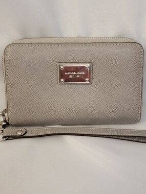 Michael Kors Gray Wristlet